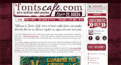 Desktop Screenshot of fontscafe.com